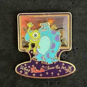 Disney DLR Pin 23612 Where Friends Share the Magic (Monsters Inc.) 2003 LE 2500